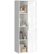 Libreria con ante ¨C zephmum ¨C bianco 80x30x200 cm