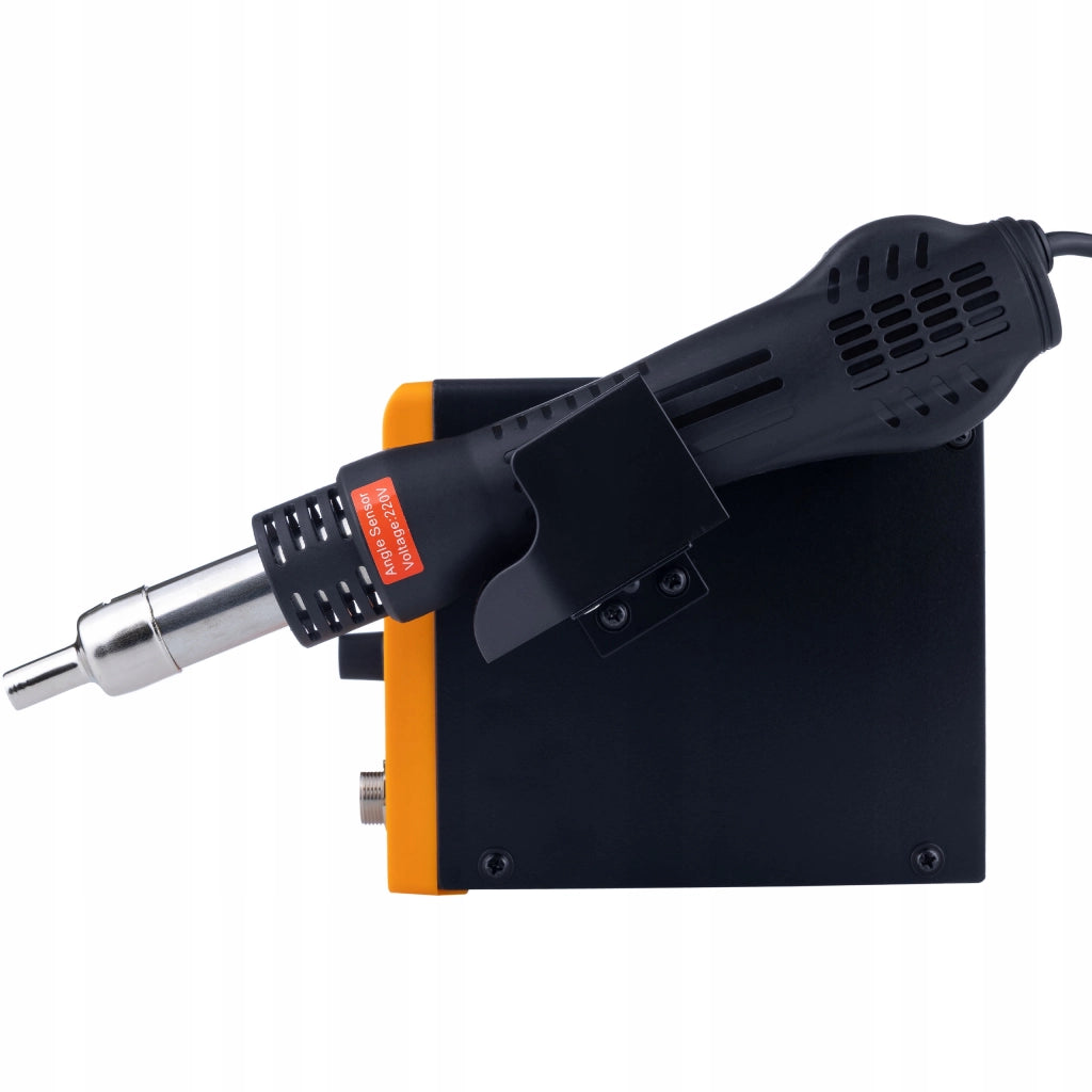 Stazione Saldante Hot-Air 858D – Potenza 700W, Regolazione Temperatura 100-500°C | Set con Tygiel 280W e Flux RMA-223