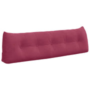 Cuscino per Schiena | Cuscino dorsale Rosso Vino 160 x 24 x 50 cm Velluto