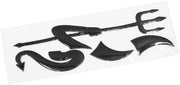 Autosticker Acquastico - Decorazione 3D - Autoadesivo - Materiale PVC - Adatto per Superfici Liscie - Facile da Installare - Decorazione Autoattivante