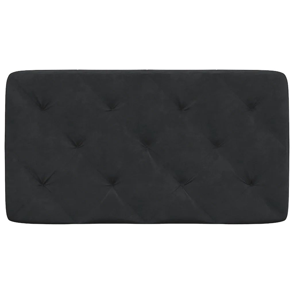 Cuscino Testiera Nero 90 cm in Velluto CFW1626346