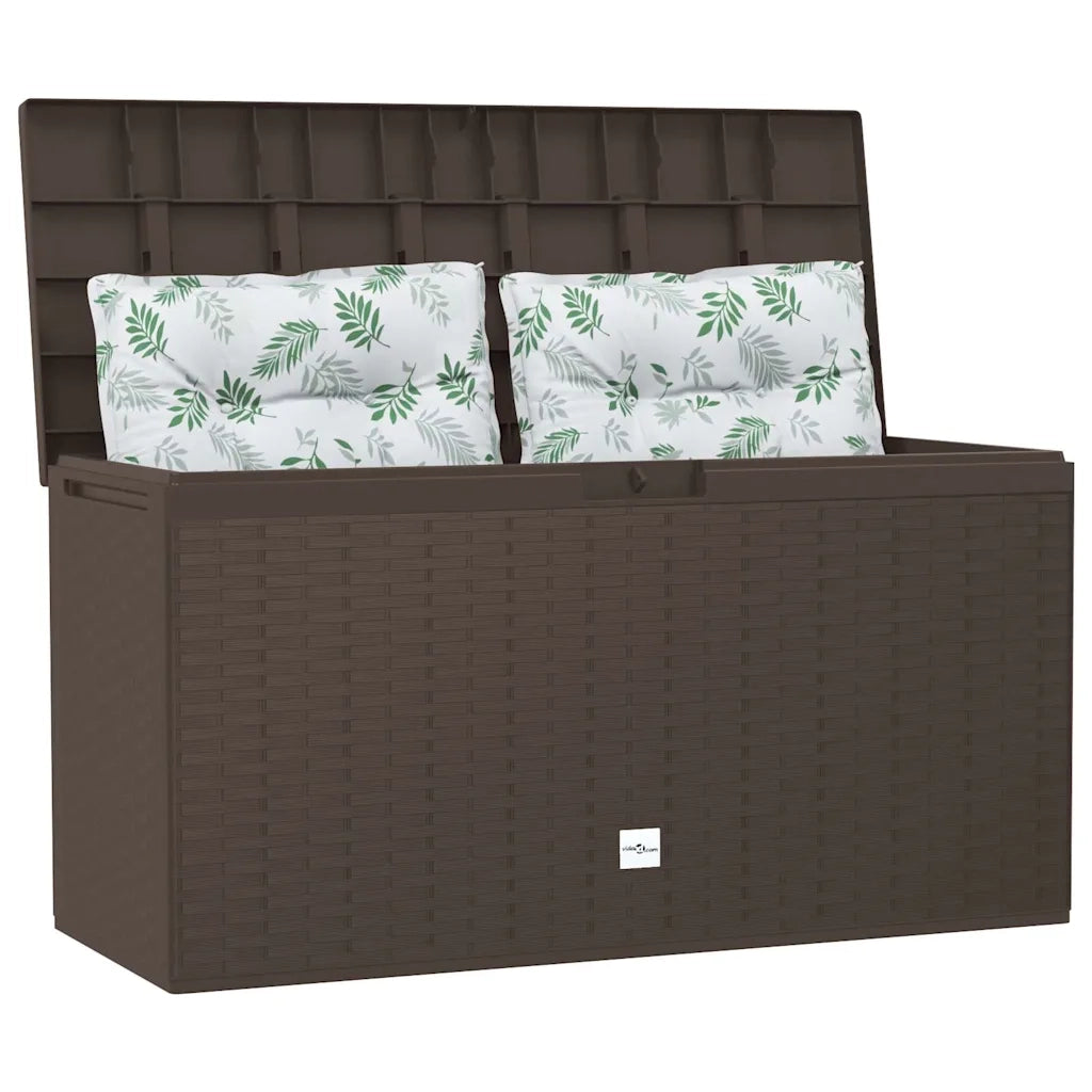 Baule da Giardino Marrone 114x47x60 cm CFW2584435