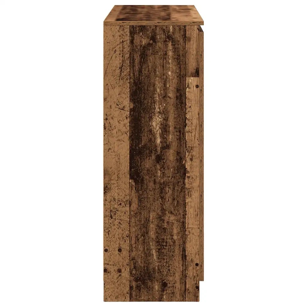 Credenza con Cassetti Legno Antico 100,5x35x98,5 cm Truciolato 3328460