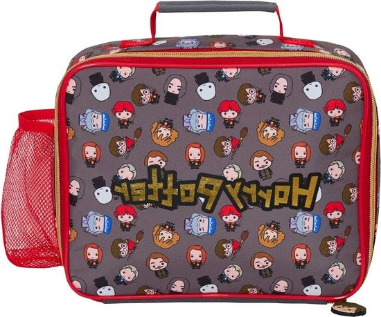 Borsa Isolante per Bambini - Carattere Chibi - Scatola per Picnic con Contenitore per Biberon