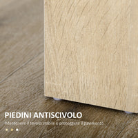 Tavolo da Pranzo Moderno per 4-6 Persone 120x69x75 cm Nero e Legno