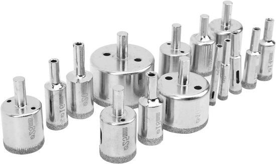Set di Forbici a Foro per Vetro Ceramica Marmo 15 pz/Set a Secco per Vetro Ceramica Marmo 

(Nota: ho mantenuto il modello di "15 pz/Set" per mantenere le informazioni tecniche, ma se necessario potrei anche rimuoverlo)