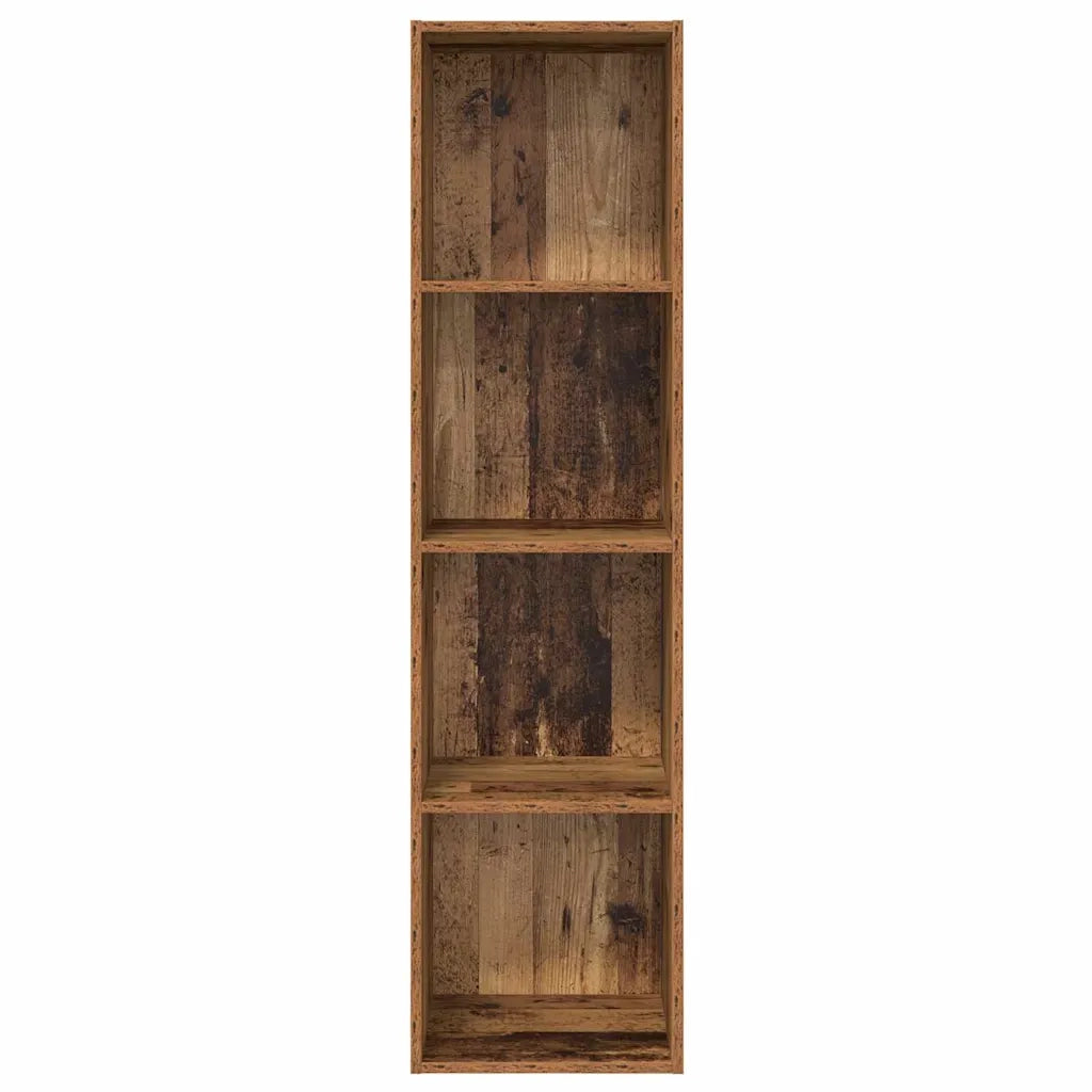 vidaXL Mobile TV da Muro Legno vecchio 37 x 37 x 142.5 cm