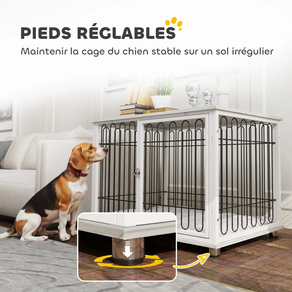 Casetta Cane Grigio con Cuscino ¨C zephmum ¨C 90x58x62.5 cm