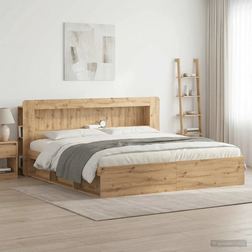 Testata del letto Rovere Artigianale Legno ingegnerizzato 8001299