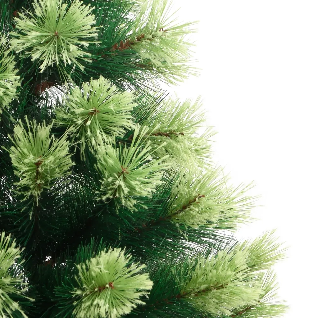 Albero di Natale Artificiale Incernierato con Base 180 cm