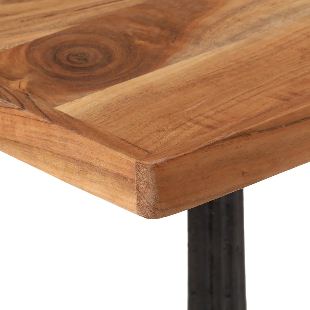 Tavolo da Bistrot 60x60x76 cm in Legno Massello di Acacia