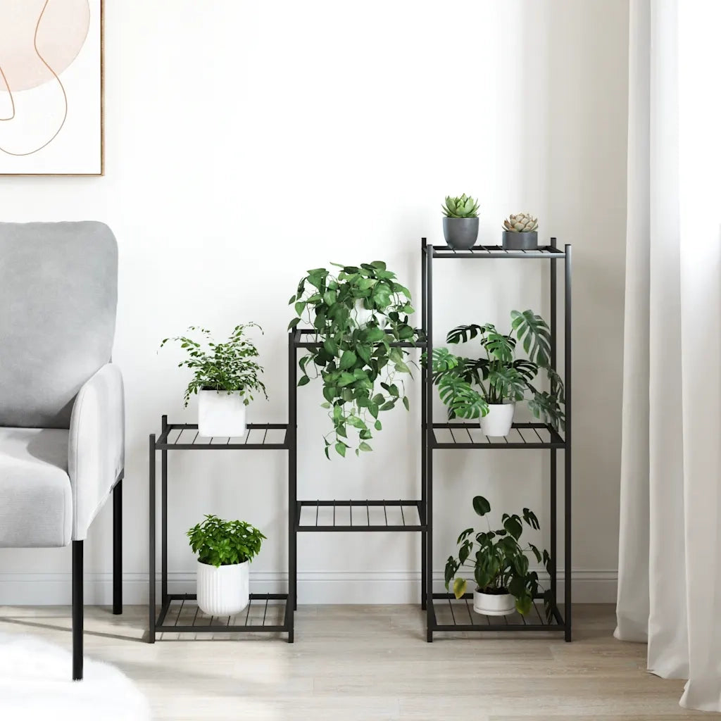 Portafiori 83x25x80 cm Nero in Ferro cod mxl 72426