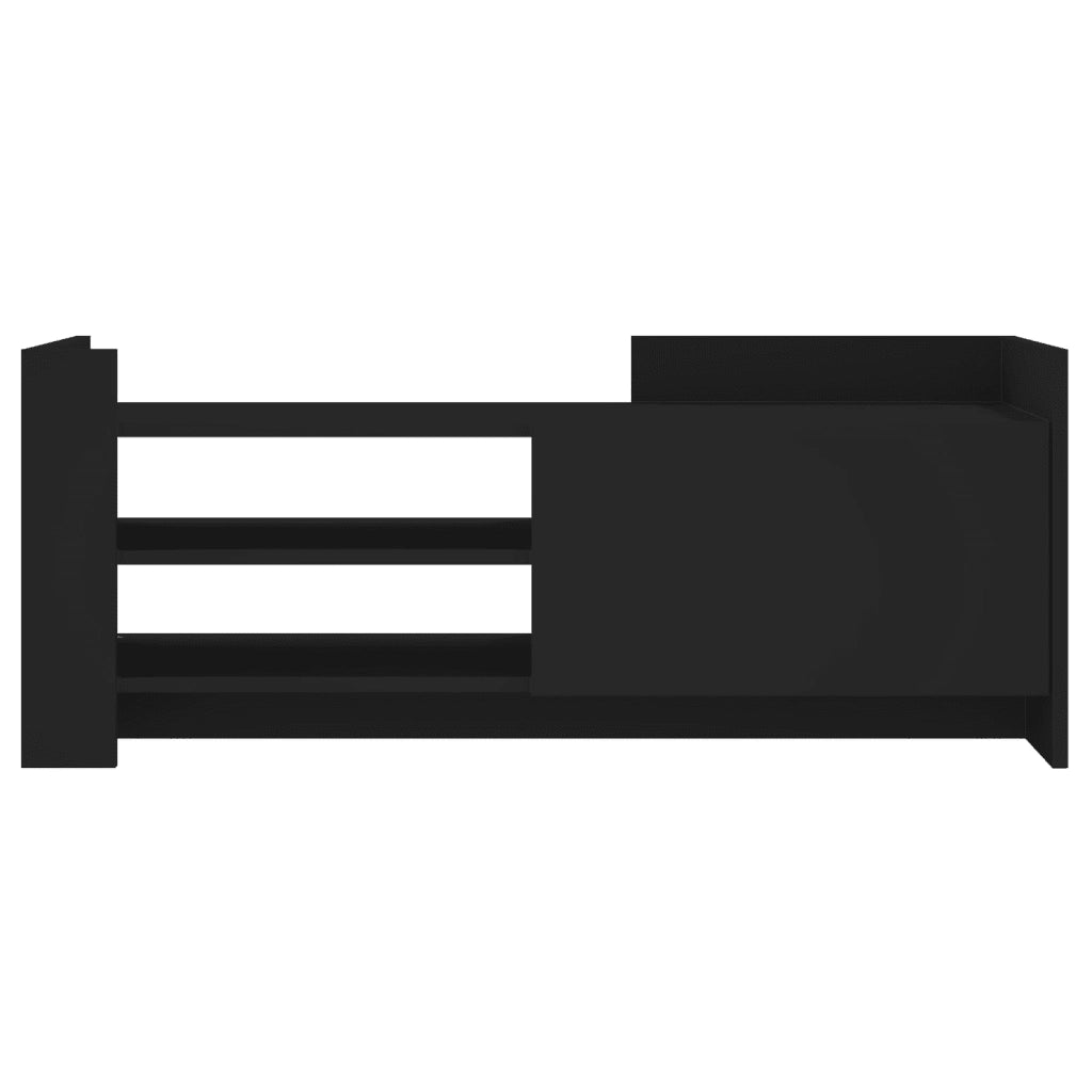 Mobile Porta TV Nero 100x35x40 cm in Legno Multistrato 848375