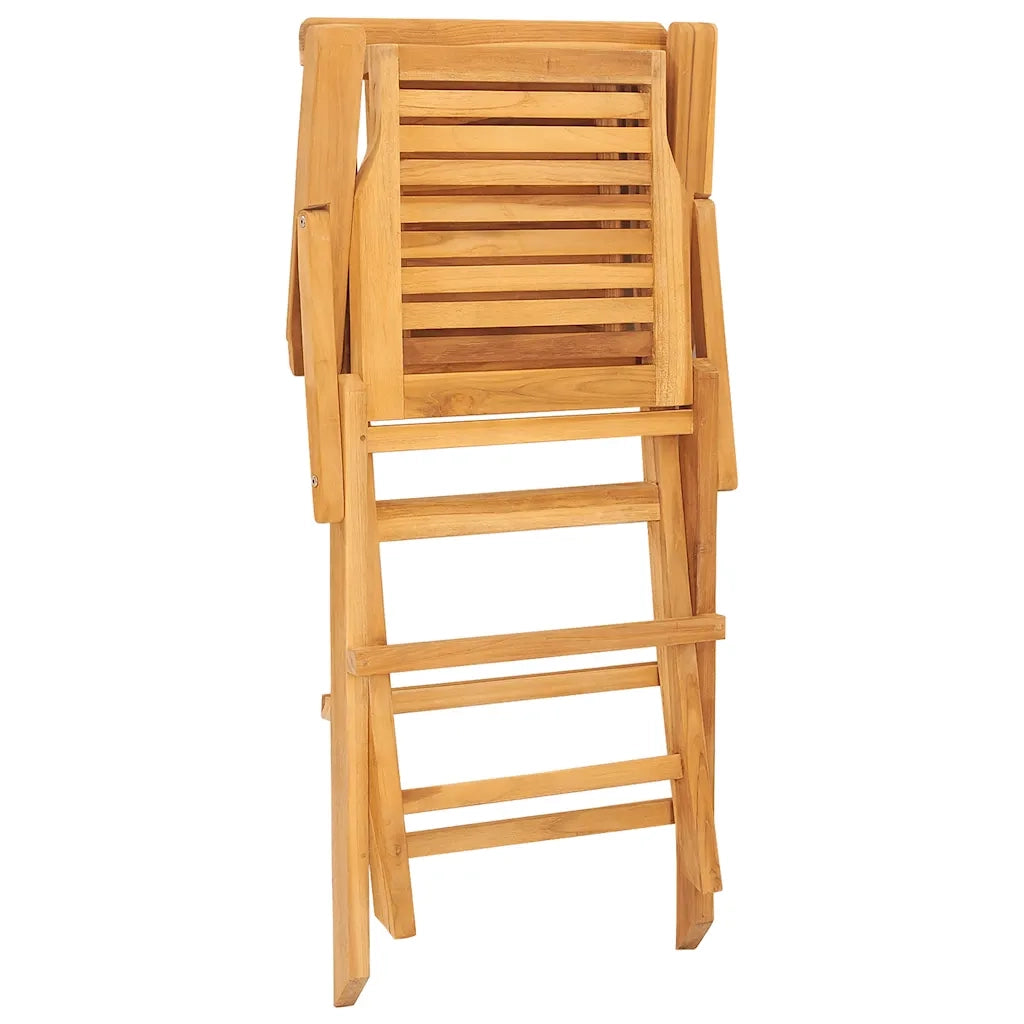 Sedie da Giardino Pieghevoli 8pz 56x63x90cm Legno Massello Teak