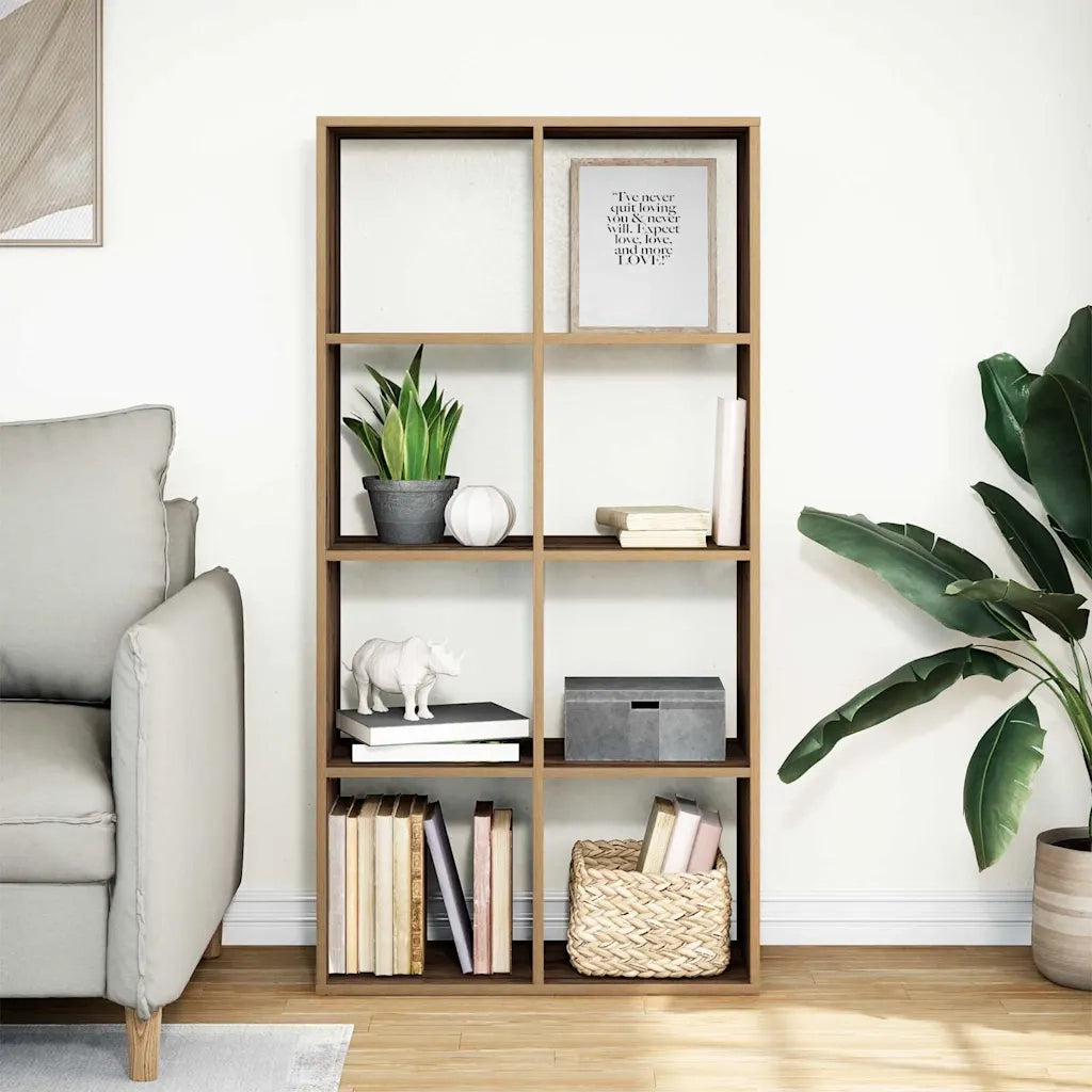 Libreria Divisorio Rovere Artigianale 69,5x29x137,5 Truciolato 858029