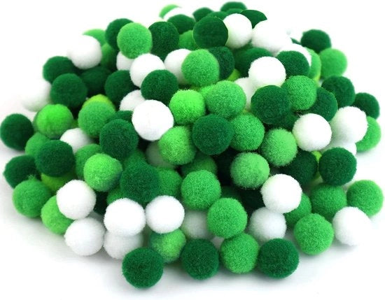 Mini-Pomponi 1000 pezzi - Palla di Plush Colorata - Diametro 10 mm - Decorazione per Feste - Attività di Sartoio Divertente - Materiale Polyester - Palla Plush