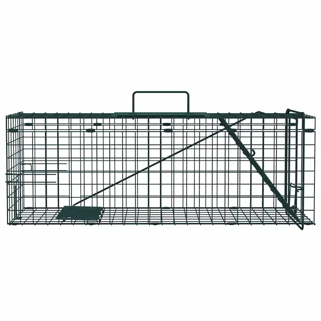 Trappola per animali Verde 61 x 20 x 21,5 cm Acciaio