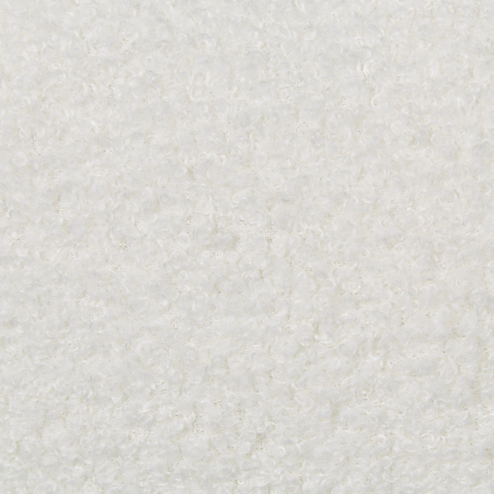 Cuscino moderno in tessuto peluche bianco 172 x 14 cm accessorio decorazione divano