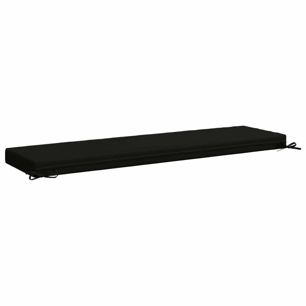Cuscino per panchina SOEST 100% Poliestere Nero 160 x 40 x 8 cm 949906