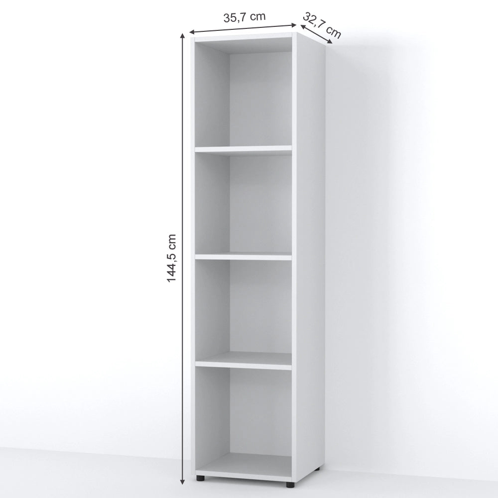 Vicco Scaffale Bianco 142.5 x 36.2 cm