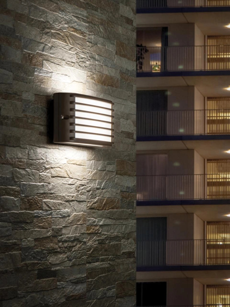Applique da Esterno a LED 10W 3000K Sovil Marrone