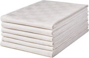 Set di 6 Tovaglioli 100% Cotone Champagne | Grande e Assorbente Tovaglia da Cucina