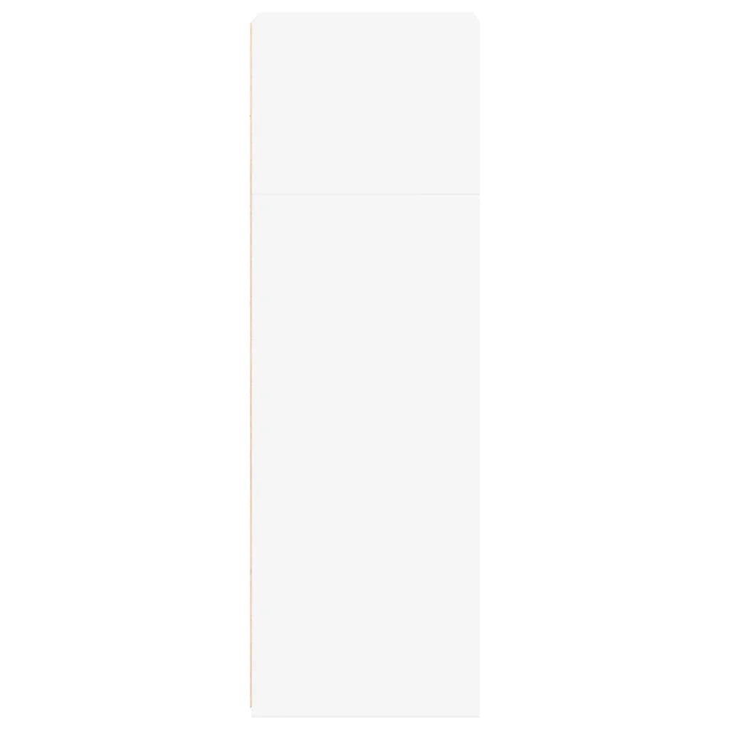 Credenza buffet cassettiera mobile contenitore organizer cucina soggiorno soggiorno 40 x 41 x 124 cm derivati ​​del legno bianco 02_0030308
