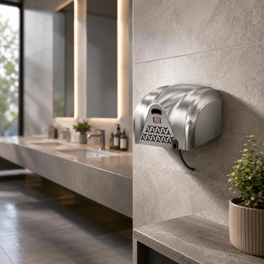 1300W Electric Hand Dryer, 7-10s Drying Time, Commercial Wall-Mounted Hand Dryer With HEPA Filter (99.97% Filtration Efficiency), Air Hand Dryer For Kitchen, Bathroom, And Toilet