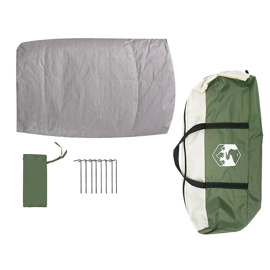 Tenda interna per 7 persone Verde e Grigio 300 x 300 x 250 cm
