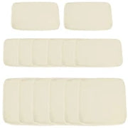 Set di 14 Fodere di Ricambio per Cuscini da Giardino, 6 Fodere Cuscino da Seduta e 8 Fodere Cuscino Schienale, Fodere Zippate, in Poliestere Idrorepellente, Beige