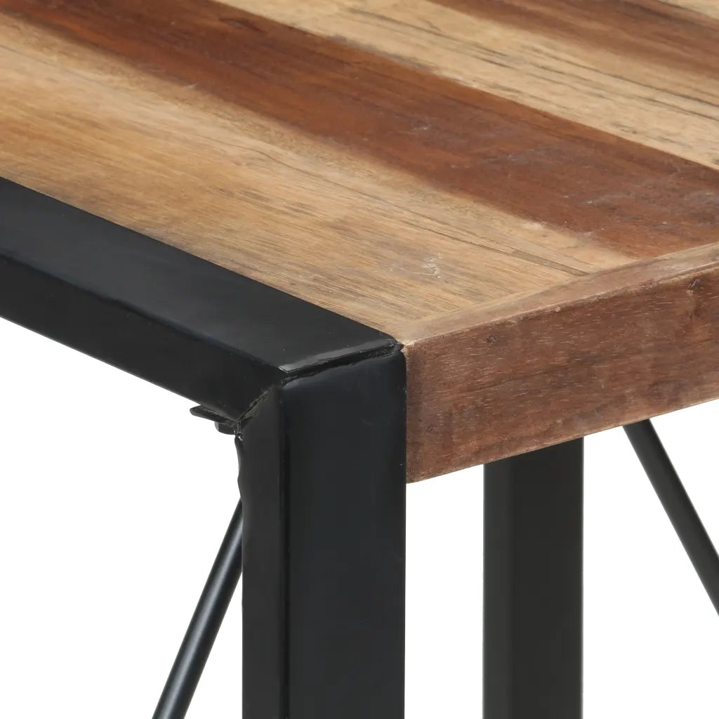 Tavolo da Pranzo 80x80x75 cm Legno Massello Finitura Sheesham