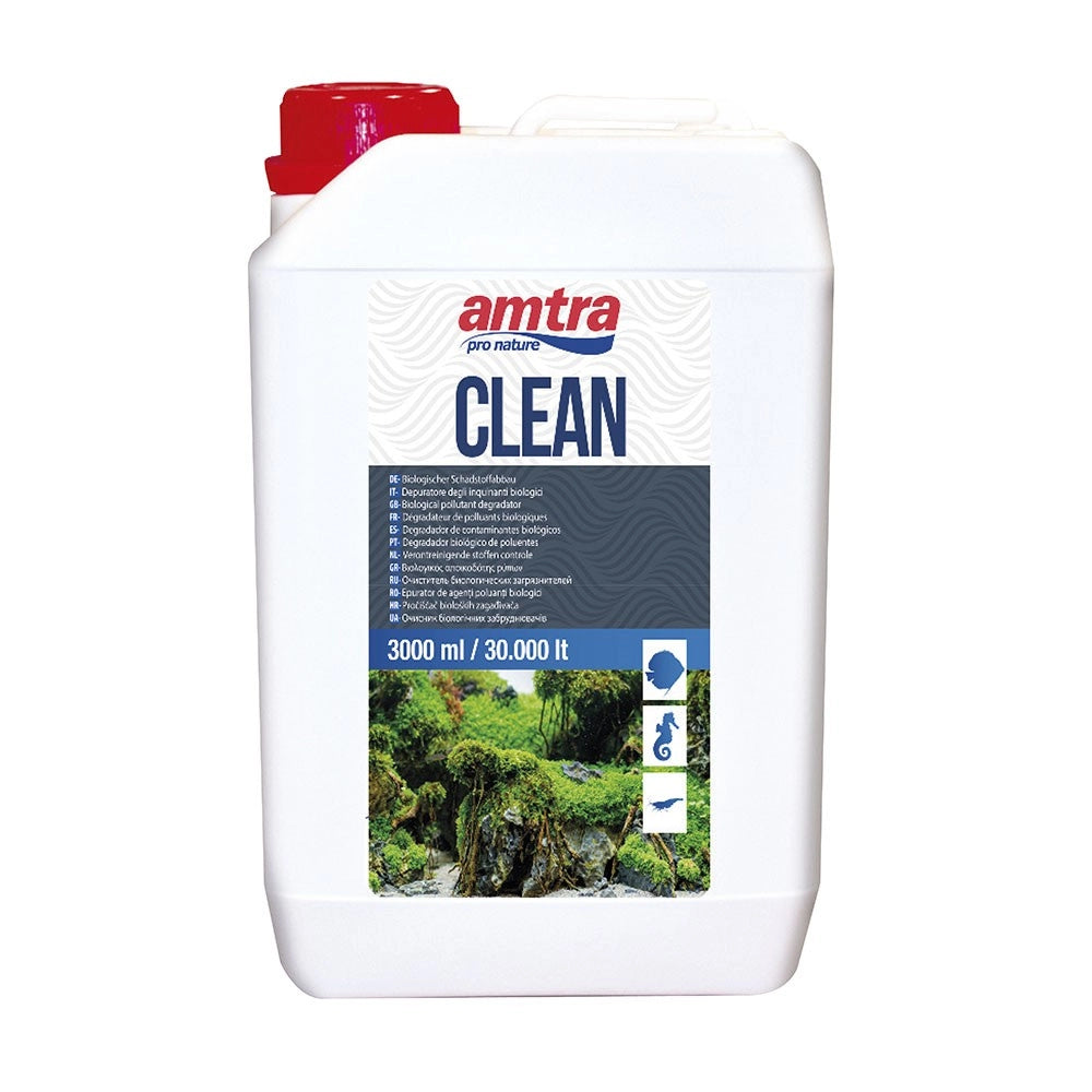 Amtra Clean - attivatore batterico per acqua dolce e marina Formato: 1000 ml