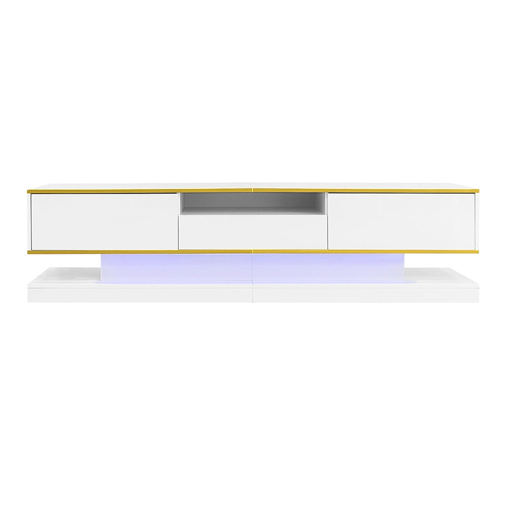 Mobile TV LED RGB - Xylo - 180x38x45cm 3 cassetti