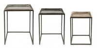 Set 3 Tavolini Quadrati Amira