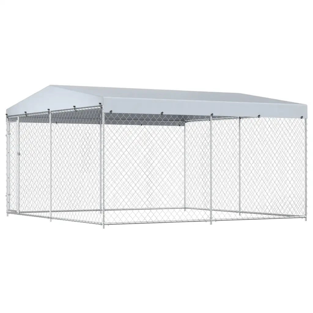 Canile da Esterno con Tetto 382x382x225 cm cod mxl 41501