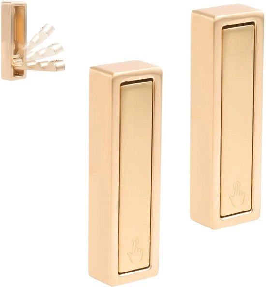 Hanger da parete pieghevole - Jazhaken per asciugamani - Colore dorato - Hanger utile per cappotti, asciugamani e altro
