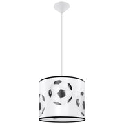 Lampada a sospensione bimbi palla calcio Ø30 E27 15W Pure Lume
