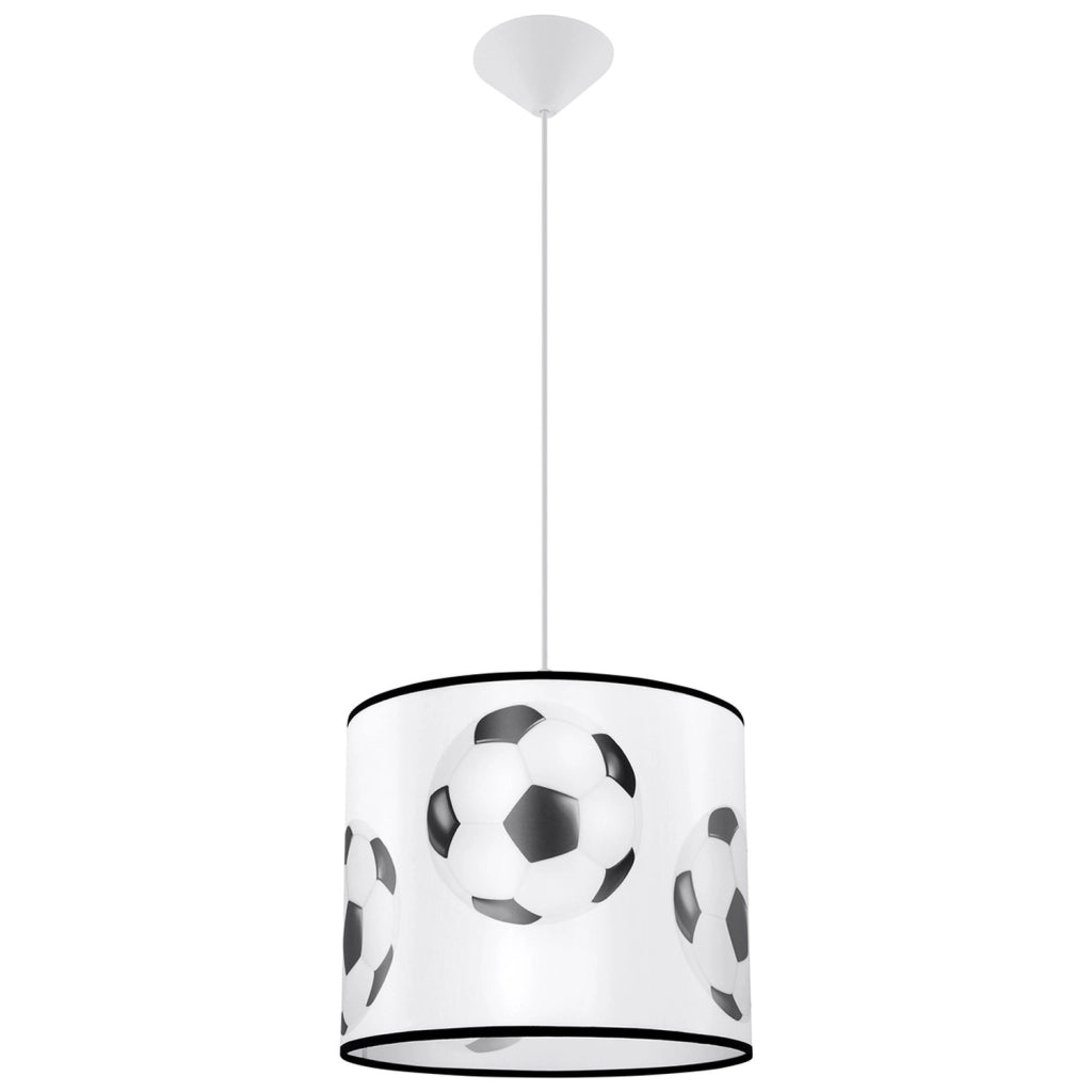 Lampada a sospensione bimbi palla calcio Ø30 E27 15W Pure Lume