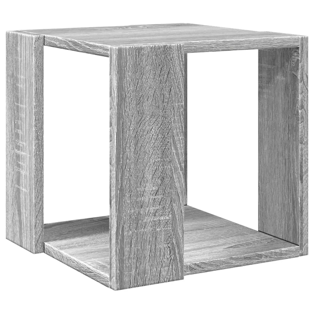 vidaXL Tavolino da Salotto Grigio Sonoma 32x32x30cm Legno Multistrato