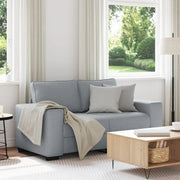 Divano a 2 Posti Grigio Chiaro 160x77x82 cm in Tessuto 4105156