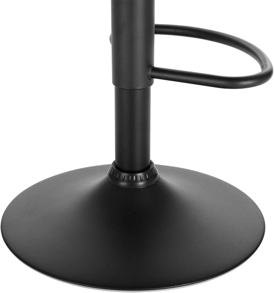 Set di 2 Sgabelli da Bar per Casa Moderni Sgabelli Cucina Girevoli con Poggiapiedi, in Velluto Bordeaux BH273bd-2