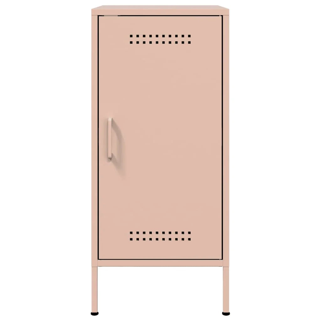 Buffet credenza cassettiera armadio mobile contenitore organizer per cucina soggiorno salotti set da 2 36 x 39 x 79 cm acciaio rosa 02_0036940