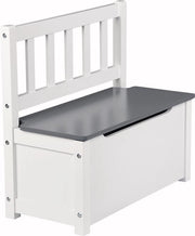Banco a due posti per bambini con cassettone - 58x26x53 cm