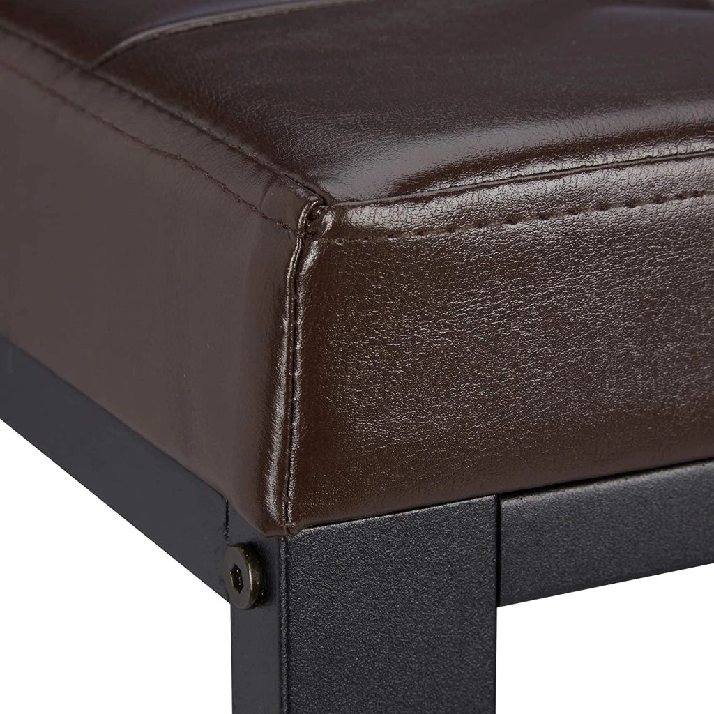 Panca da ingresso scarpiera panca/sgabello 90,5 cm marrone 13_0000352