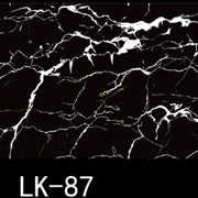Trade Shop - Pannello Adesivo Effetto Marmo Nero Con Venature Bianche 120x300cm Per Pareti Paraschizzi -