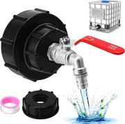 Adattatore per IBC 3/4" - Valvola IBC senza residuo - Adattatore per IBC con chiusura rimovibile - S60X6/S100x8 Adattatore per IBC serbatoio acqua