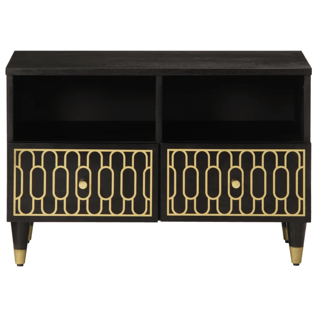 Mobile Porta TV 70x33x46 cm in Legno Massello di Mango 358321