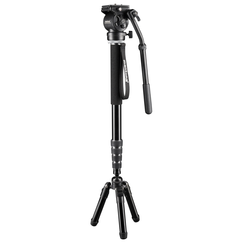 Mantona 19879 Monopiede video Dolomit Mono con testa a sfera per riprese stabilizzate