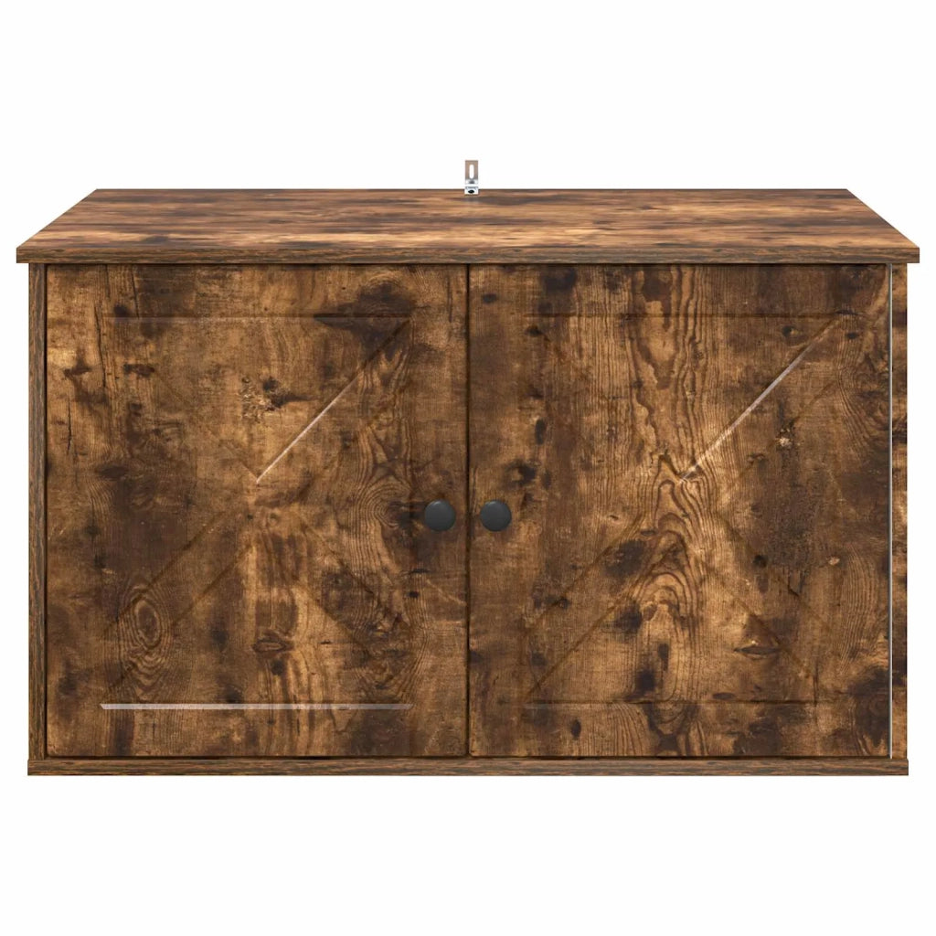 Casa per Gatti Rovere fumé 85 x 55 x 50 cm Legno multistrato