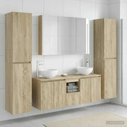 Set di mobili per il bagno 6 pcs Rovere Sonoma 3407217